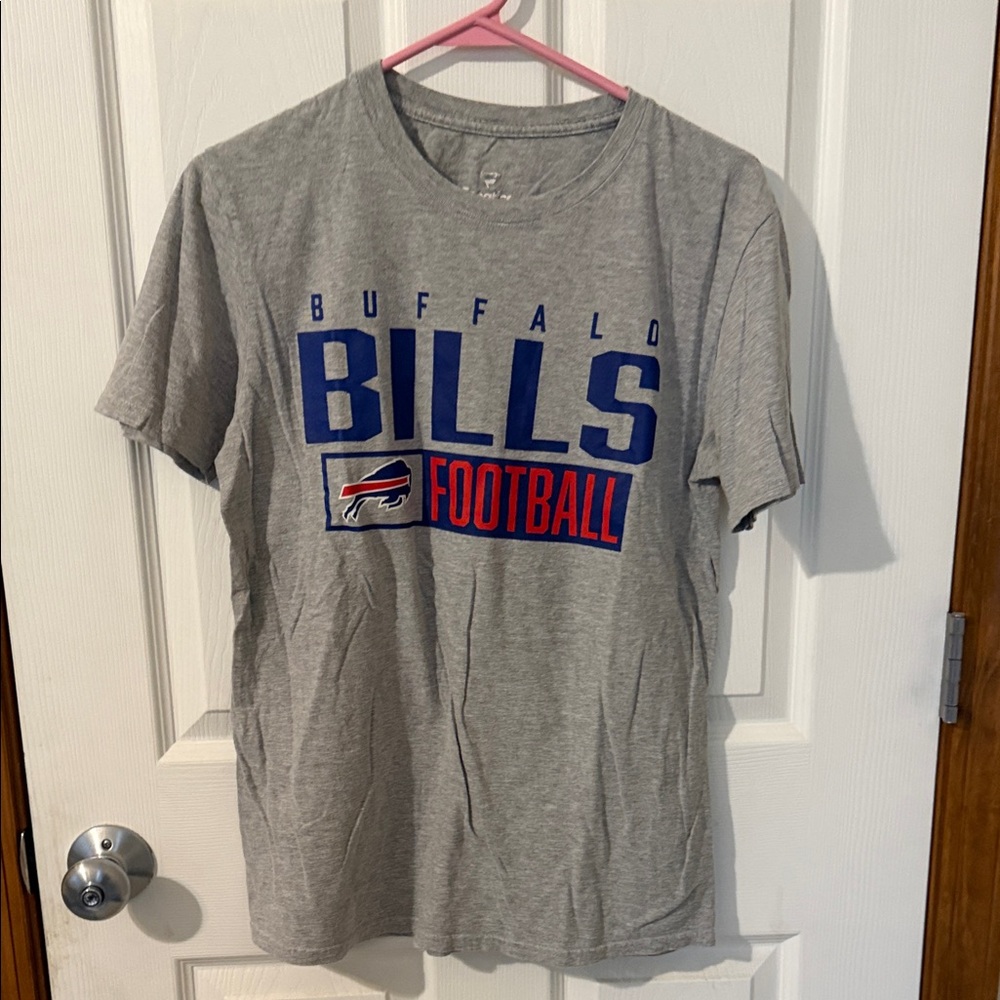 Fanatics Buffalo Bills Grey Graphic Football T-Shirt